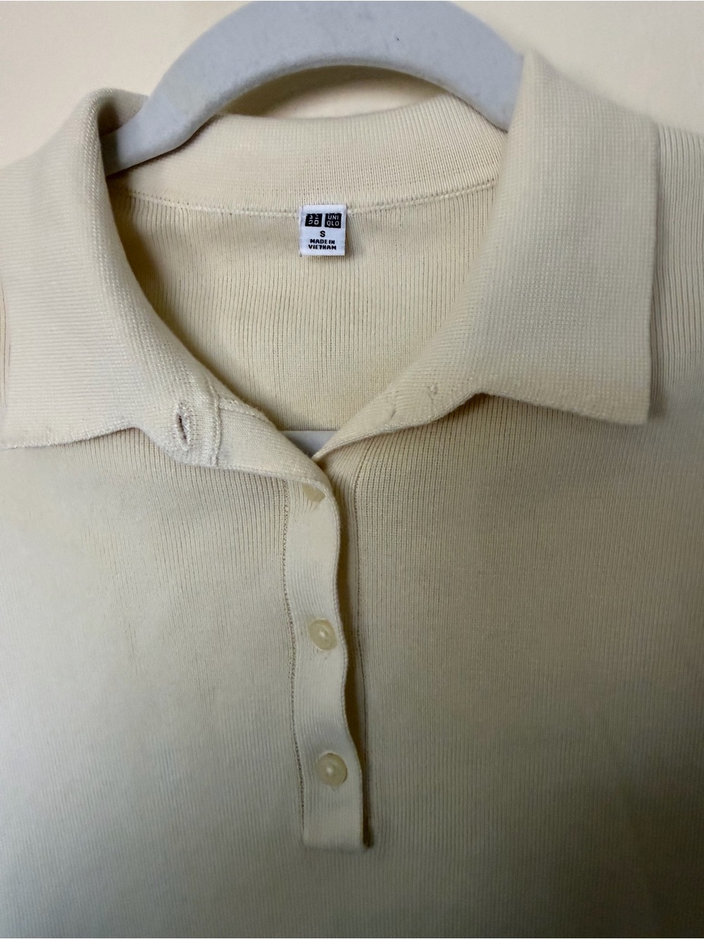 Uniqlo P Yellow Polo-Knit Short Sleeve Top - Picture 5 of 9